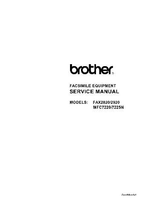 Сервисная инструкция Brother FAX-2820, FAX-2920 ― Manual-Shop.ru