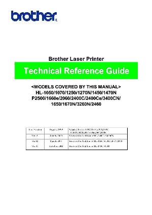 Сервисная инструкция Brother HL-1050-1070-1250-1270n-1450-1470n Programming Reference ― Manual-Shop.ru