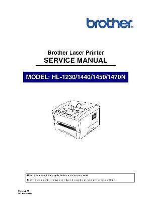 Service manual Brother Hl-1230 1440, 1450 1470N ― Manual-Shop.ru