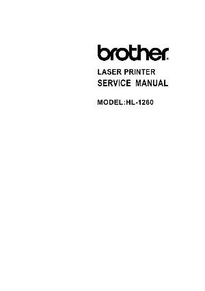 Сервисная инструкция Brother HL-1260e, 1660 ― Manual-Shop.ru