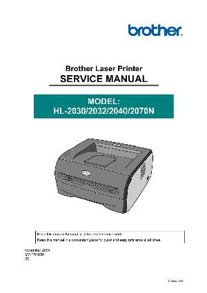 Service manual Brother HL-2030, HL-2032, HL-2040, HL-2070N ― Manual-Shop.ru