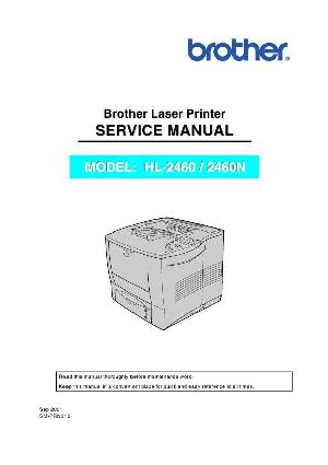 Сервисная инструкция Brother Laser HL2600 ― Manual-Shop.ru