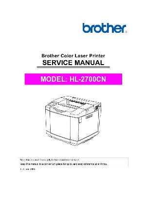 Сервисная инструкция Brother HL-2700CN ― Manual-Shop.ru