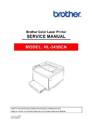 Сервисная инструкция Brother Laser HL3450 ― Manual-Shop.ru