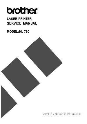 Сервисная инструкция Brother HL-760 ― Manual-Shop.ru
