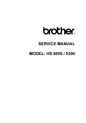 Сервисная инструкция Brother HS-5000, HS-5300 ― Manual-Shop.ru