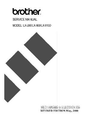 Service manual Brother LX 200, 900, 910d ― Manual-Shop.ru