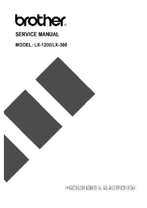 Service manual Brother LX 300, 1200 ― Manual-Shop.ru