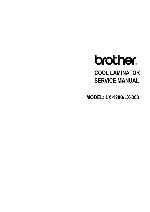 Service manual Brother LX 300, 1200