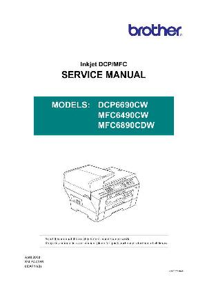 Сервисная инструкция Brother MFC-6490CW, MFC-6890CDW ― Manual-Shop.ru