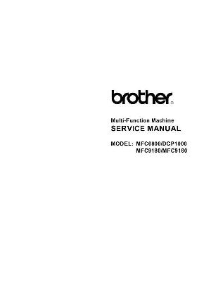Сервисная инструкция Brother Mfc6800 9160 9180 Dcp1000 ― Manual-Shop.ru