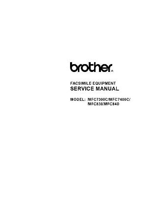 Сервисная инструкция Brother MFC-7300C, MFC-7400C, MFC-830, MFC-840 ― Manual-Shop.ru