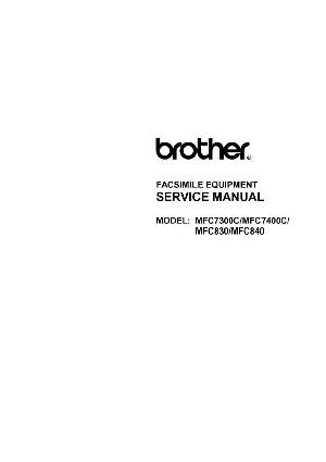Сервисная инструкция Brother MFC-830, MFC-840, MFC-7300C, MFC-7400C ― Manual-Shop.ru