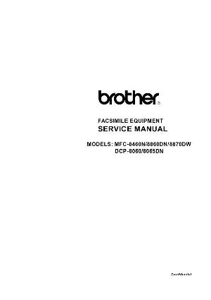 Сервисная инструкция Brother MFC-8460N, MFC-8860DN, MFC-8870DW ― Manual-Shop.ru