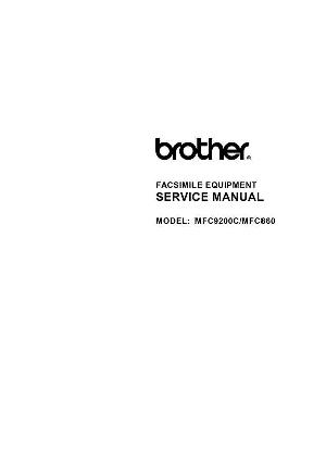 Service manual BROTHER MFC-860, MFC-9200C ― Manual-Shop.ru