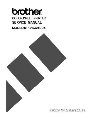 Service manual Brother MP-21C, MP-21CDX ― Manual-Shop.ru