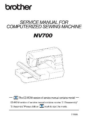 Service manual Brother NV-700 ― Manual-Shop.ru