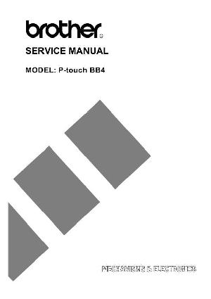 Service manual Brother P-touch bb4 ― Manual-Shop.ru