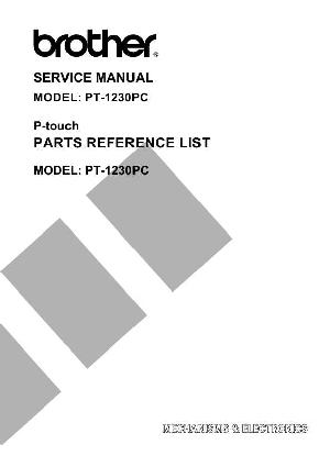 Service manual Brother PT-1230PC ― Manual-Shop.ru
