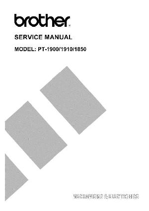 Service manual Brother PT-1850  1900  1910 ― Manual-Shop.ru