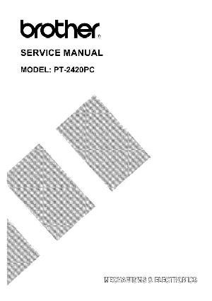 Сервисная инструкция Brother PT-2420pc ― Manual-Shop.ru