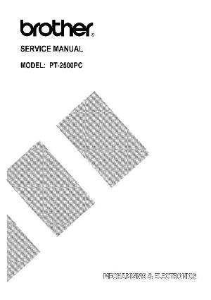 Service manual Brother PT-2500pc ― Manual-Shop.ru