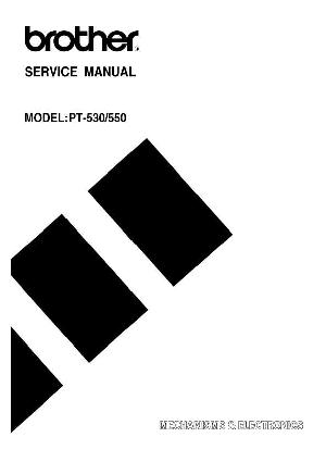 Сервисная инструкция Brother PT-530, 550 ― Manual-Shop.ru