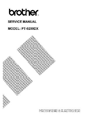 Service manual Brother PT-9200dx ― Manual-Shop.ru