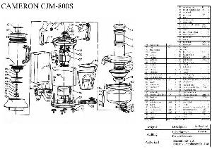 Сервисная инструкция Cameron CJM-800S ― Manual-Shop.ru