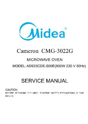 Сервисная инструкция Cameron CMG-3022G ― Manual-Shop.ru