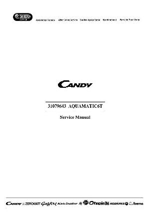 Сервисная инструкция Candy AQUAMATIC 6T ― Manual-Shop.ru