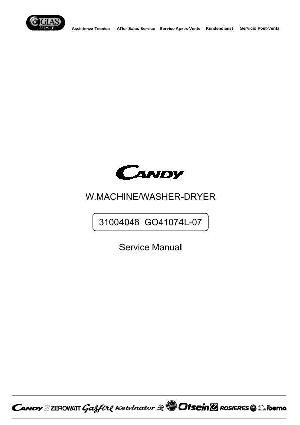 Сервисная инструкция Candy GO-41074L-07 ― Manual-Shop.ru