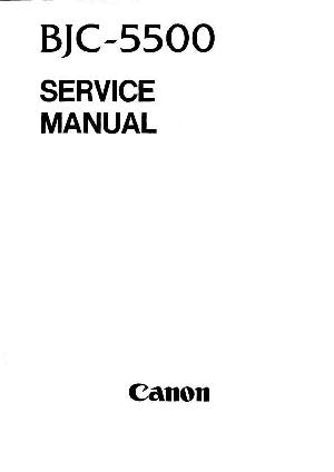 Сервисная инструкция Canon BJC-5500 ― Manual-Shop.ru