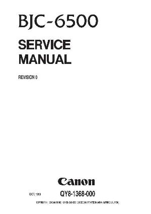 Сервисная инструкция Canon BJC-6500 ― Manual-Shop.ru