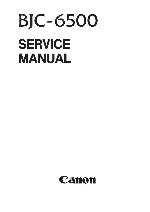 Service manual Canon BJC-6500