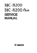 Сервисная инструкция Canon BJC-8200