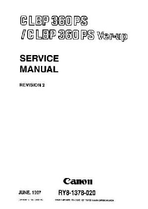Сервисная инструкция Canon CLBP-360PS ― Manual-Shop.ru