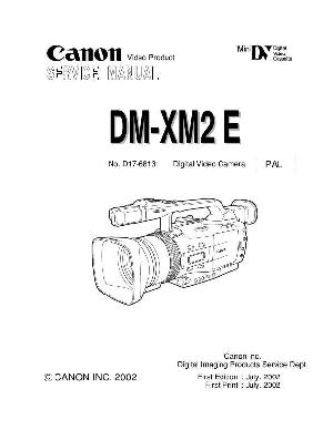 Сервисная инструкция Canon DM-XM2E ― Manual-Shop.ru