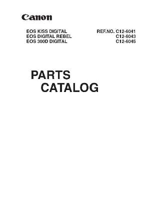 Сервисная инструкция Canon EOS-300D (sm, pc, schematic) ― Manual-Shop.ru