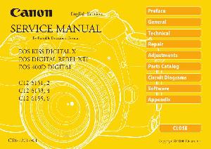 Сервисная инструкция CANON EOS-400D ― Manual-Shop.ru