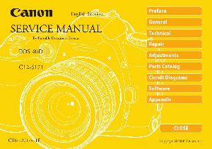 Service manual Canon EOS-40D ― Manual-Shop.ru
