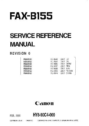 Сервисная инструкция Canon FAX-B155 ― Manual-Shop.ru