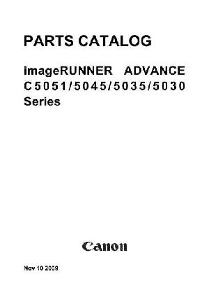 Сервисная инструкция Canon IMAGERUNNER-ADVANCE-C5030 C5035 C5045 C5051 PARTS ― Manual-Shop.ru