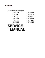 Service manual Canon LV-7350E, LV-7355E