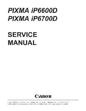 Сервисная инструкция Canon Pixma IP6700D ― Manual-Shop.ru