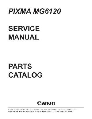 Сервисная инструкция Canon Pixma MG6120 ― Manual-Shop.ru