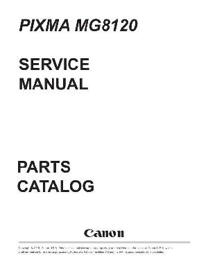 Сервисная инструкция Canon Pixma MG8120 ― Manual-Shop.ru