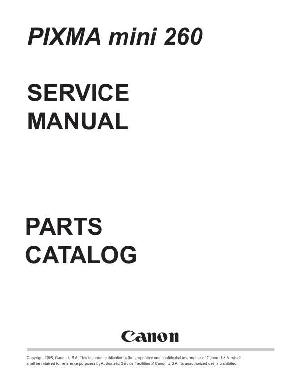 Сервисная инструкция Canon Pixma MINI260 ― Manual-Shop.ru