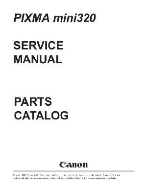 Сервисная инструкция Canon Pixma MINI320 ― Manual-Shop.ru