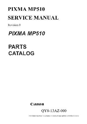 Сервисная инструкция Canon PIXMA-MP510 ― Manual-Shop.ru